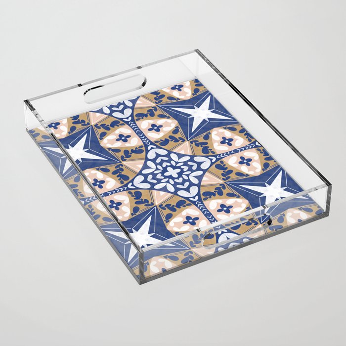 Nature Circular Tiles PB Acrylic Tray Gallery Image 1