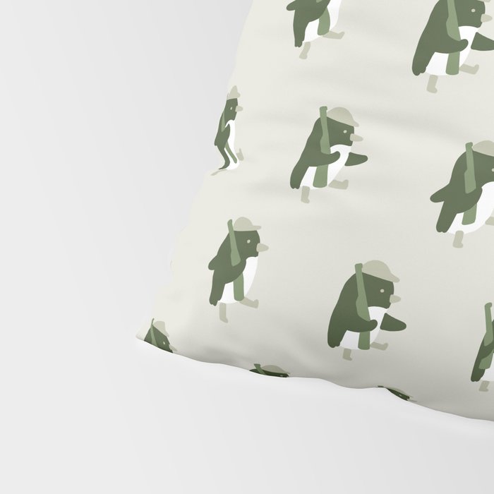 March of the Penguins pattern Pillow Sham Gallery Image 4