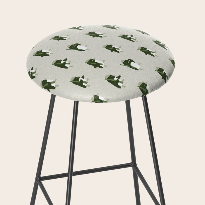 March of the Penguins pattern Stool Gallery Image 2