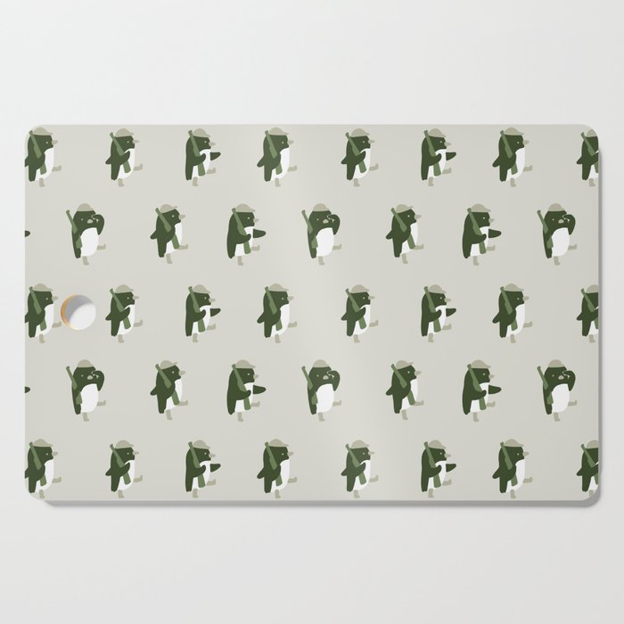 March of the Penguins pattern Cutting Board Gallery Image 1