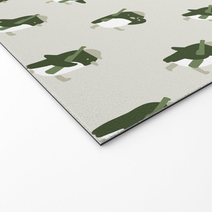 March of the Penguins pattern Welcome Mat Gallery Image 2