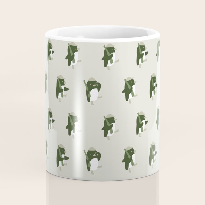 March of the Penguins pattern Coffee Mug Gallery Image 4