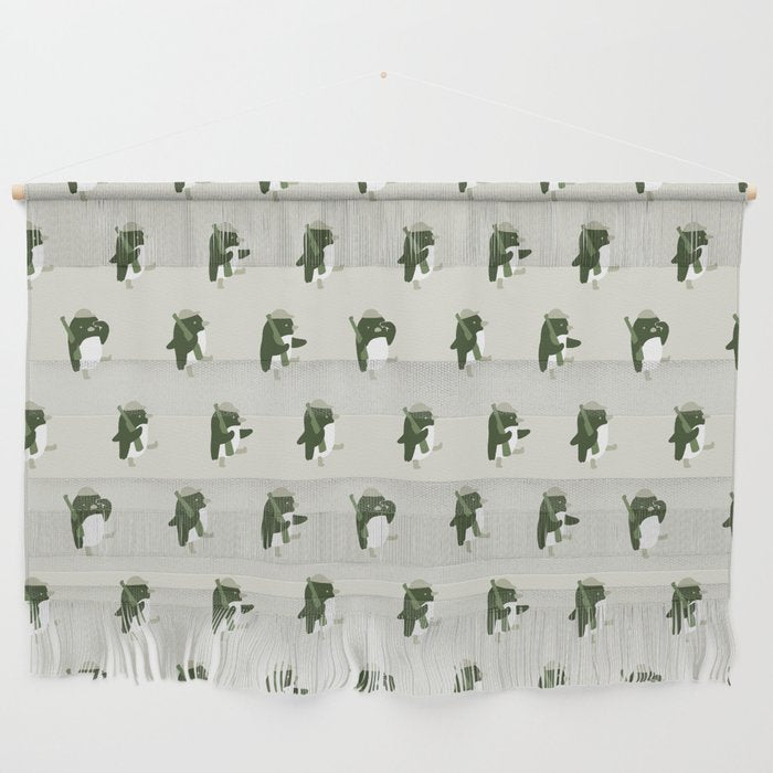 March of the Penguins pattern Wall Hanging Gallery Image 1