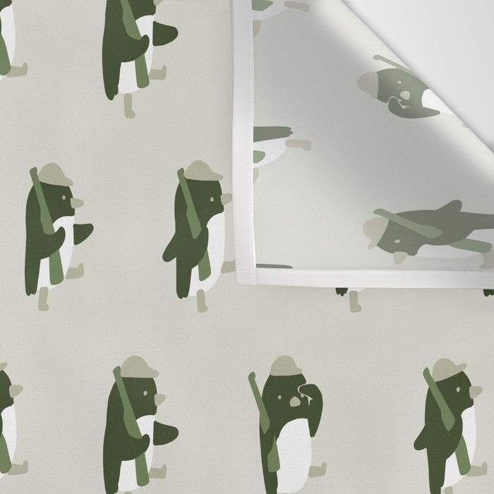 March of the Penguins pattern Wall Tapestry Gallery Image 3