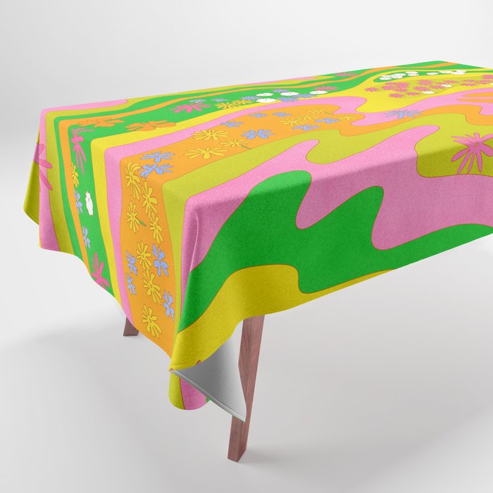 Sixties Landscape Tablecloth Gallery Image 1