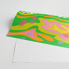 Sixties Landscape Wrapping Paper Gallery Image 2