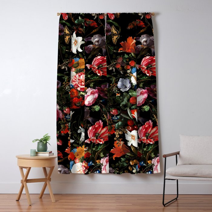 Dark Garden IV Window Curtain Gallery Image 1