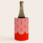 Red shapes pattern Wine Chiller Gallery Image 1