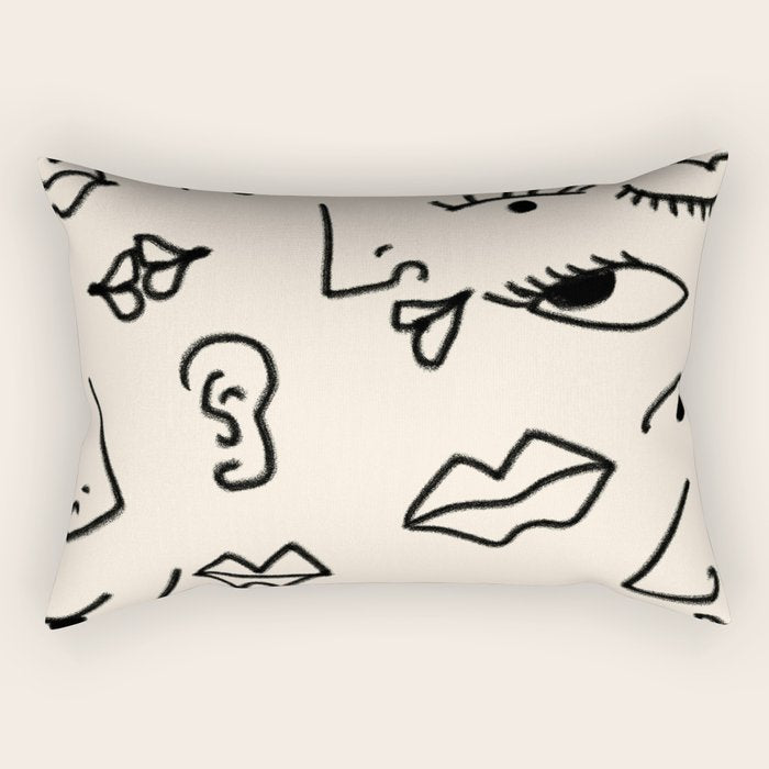 Senses Rectangular Pillow Gallery Image 2