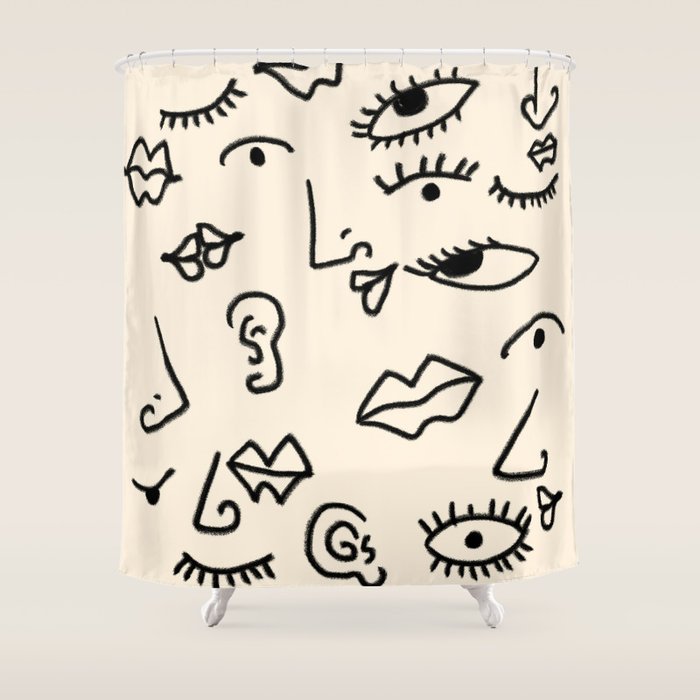 Senses Shower Curtain Gallery Image 1