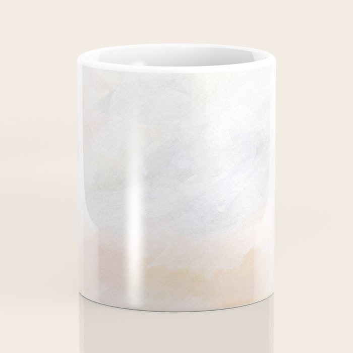 Ecstatic - Pink and Yellow Pastel Seascape Coffee Mug Gallery Image 4