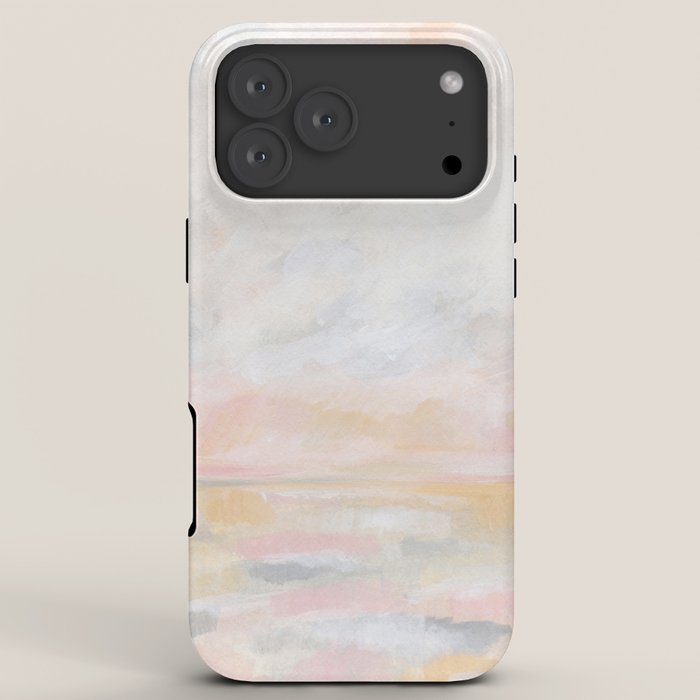 Ecstatic - Pink and Yellow Pastel Seascape iPhone Case Gallery Image 8