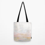 Ecstatic - Pink and Yellow Pastel Seascape Tote Bag Gallery Image 2