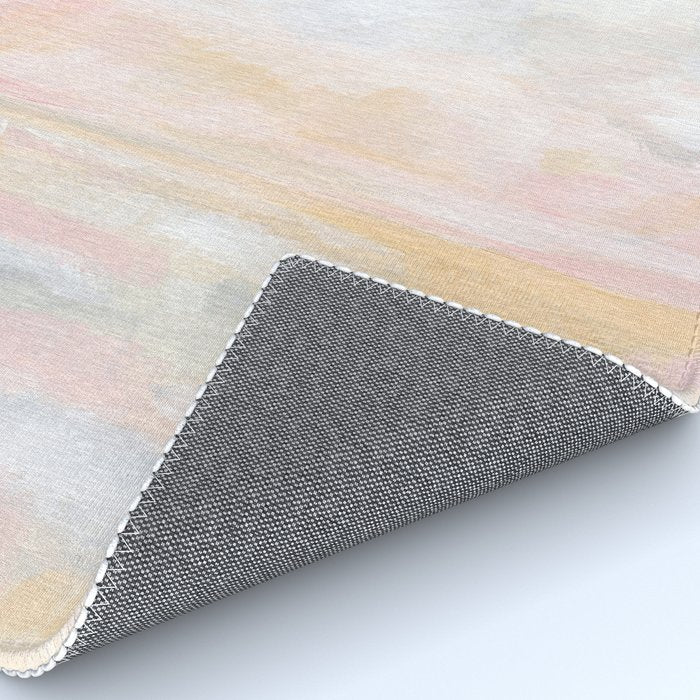 Ecstatic - Pink and Yellow Pastel Seascape Rug Gallery Image 4