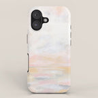 Ecstatic - Pink and Yellow Pastel Seascape iPhone Case Gallery Image 1