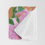 Darling Dahlias  Throw Blanket Gallery Image 3