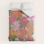 Darling Dahlias  Duvet Cover Gallery Image 6