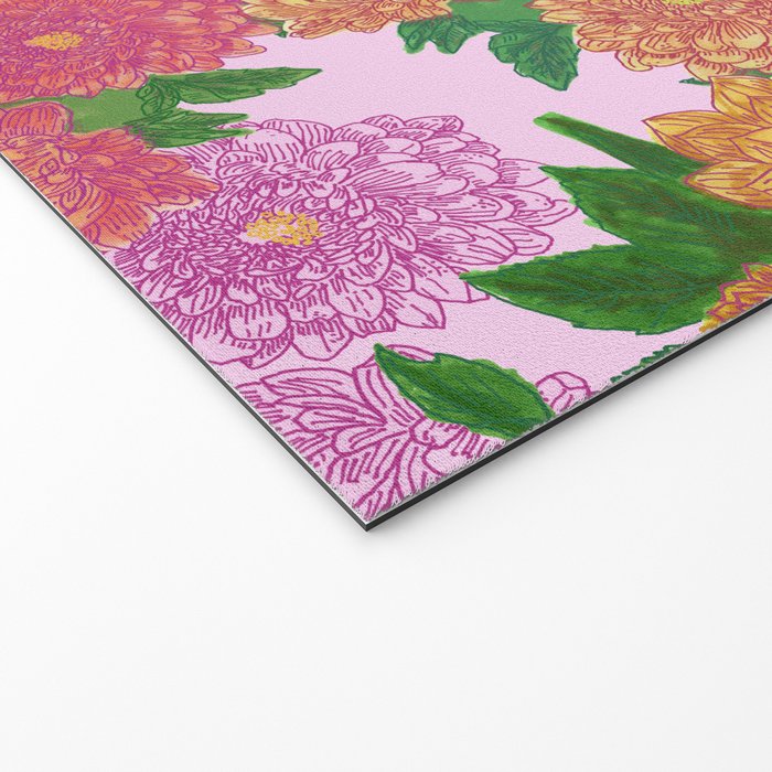 Darling Dahlias  Welcome Mat Gallery Image 2