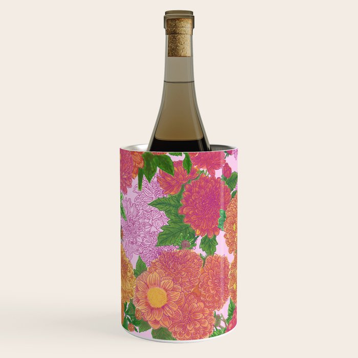 Darling Dahlias  Wine Chiller Gallery Image 1