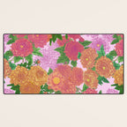 Darling Dahlias  Desk Mat Gallery Image 3
