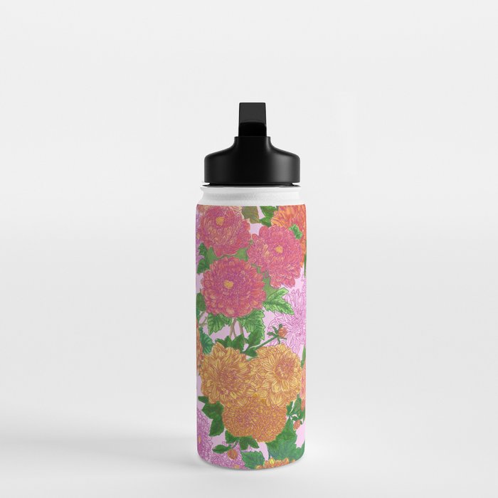 Darling Dahlias  Water Bottle Gallery Image 3