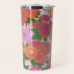 Darling Dahlias  Travel Mug Gallery Image 1