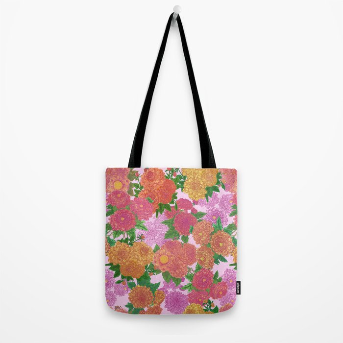 Darling Dahlias  Tote Bag Gallery Image 2
