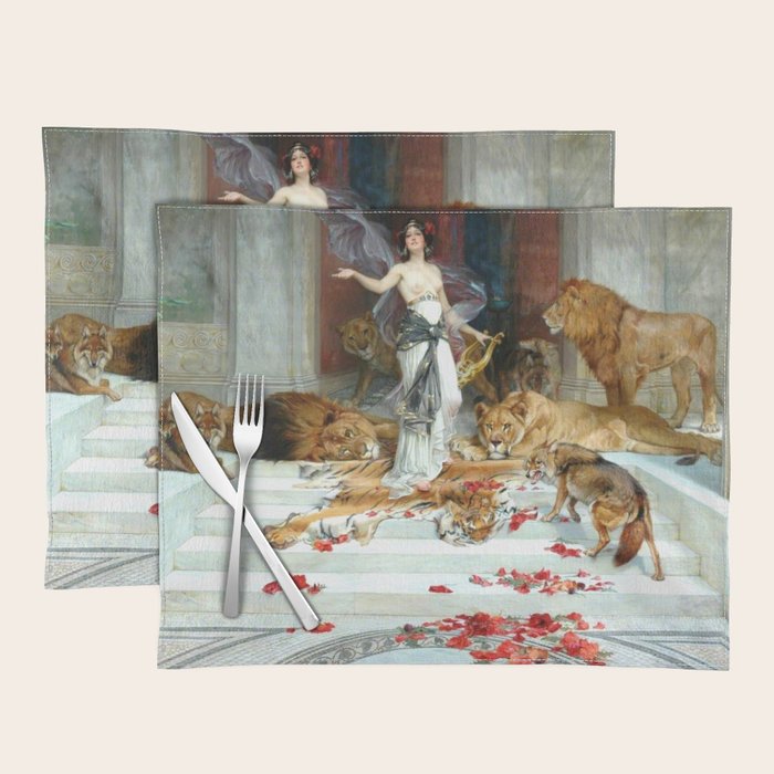 Wright Barker Circe Nyph Goddess Of Magic Witch Enchantress Turn Men Into Animals Placemat Gallery Image 1