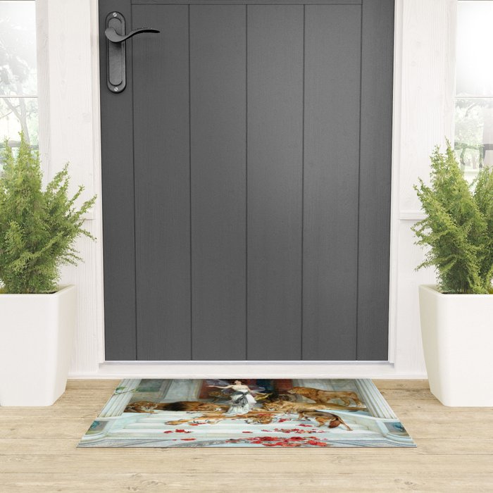 Wright Barker Circe Nyph Goddess Of Magic Witch Enchantress Turn Men Into Animals Welcome Mat Gallery Image 3