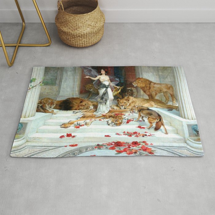 Wright Barker Circe Nyph Goddess Of Magic Witch Enchantress Turn Men Into Animals Rug Gallery Image 1