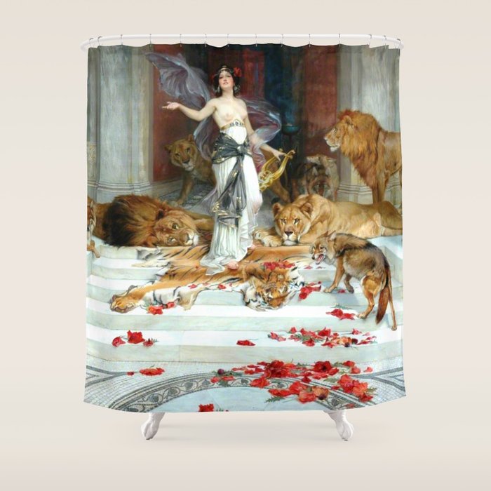 Wright Barker Circe Nyph Goddess Of Magic Witch Enchantress Turn Men Into Animals Shower Curtain Gallery Image 1