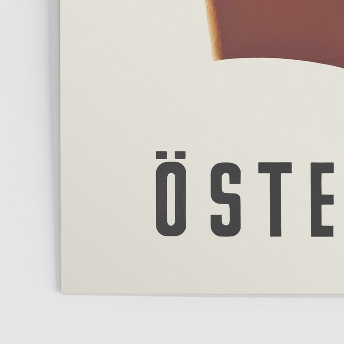 Austria Skiing Vintage Travel Poster, 1950s Poster Gallery Image 3