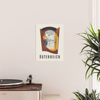 Austria Skiing Vintage Travel Poster, 1950s Poster Gallery Image 2