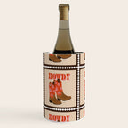 Howdy Cowgirl - Coral & Pink Wine Chiller Gallery Image 2