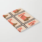 Howdy Cowgirl - Coral & Pink Notebook Gallery Image 2
