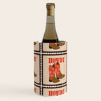 Howdy Cowgirl - Coral & Pink Wine Chiller Gallery Image 3
