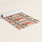 Howdy Cowgirl - Coral & Pink Yoga Mat Gallery Image 2