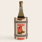 Howdy Cowgirl - Coral & Pink Wine Chiller Gallery Image 1
