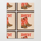Howdy Cowgirl - Coral & Pink Notebook Gallery Image 4
