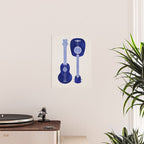 Indigo Blue Ukuleles Poster Gallery Image 2