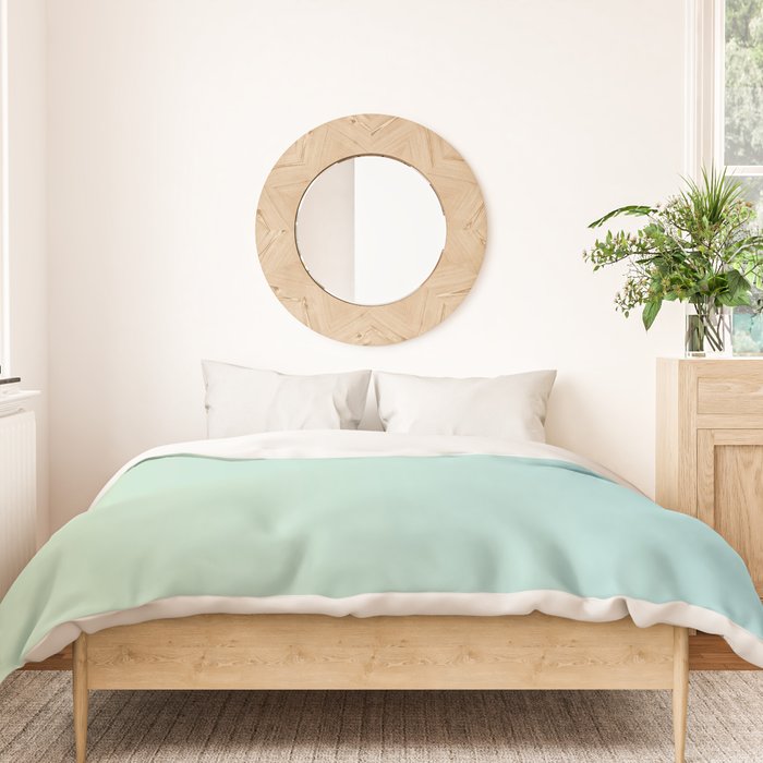 Turquoise Green Blue Gradient Duvet Cover Gallery Image 3