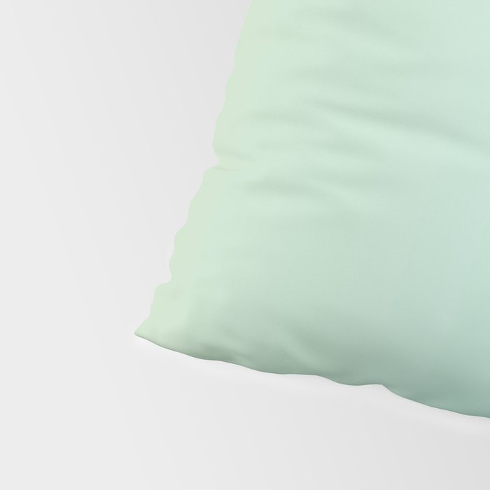 Turquoise Green Blue Gradient Pillow Sham Gallery Image 4