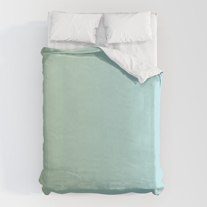 Turquoise Green Blue Gradient Duvet Cover Gallery Image 6