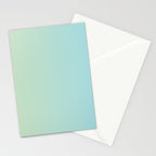 Turquoise Green Blue Gradient Stationery Card Gallery Image 2