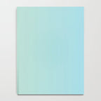 Turquoise Green Blue Gradient Notebook Gallery Image 4