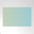 Turquoise Green Blue Gradient Welcome Mat Gallery Image 1