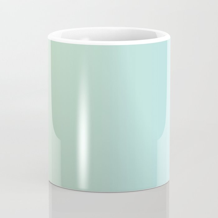 Turquoise Green Blue Gradient Coffee Mug Gallery Image 4