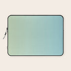 Turquoise Green Blue Gradient Laptop Sleeve Gallery Image 1