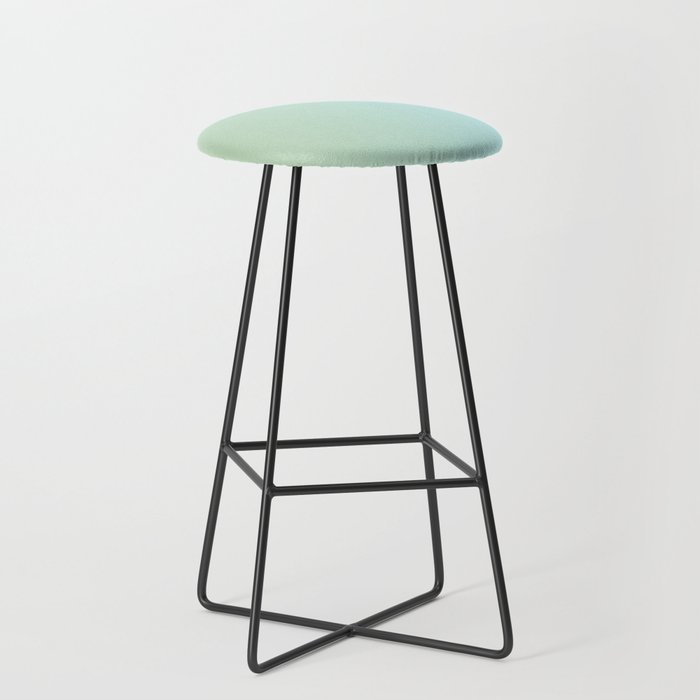 Turquoise Green Blue Gradient Stool Gallery Image 1