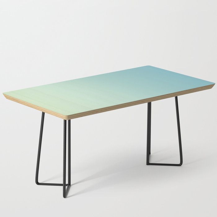 Turquoise Green Blue Gradient Coffee Table Gallery Image 1